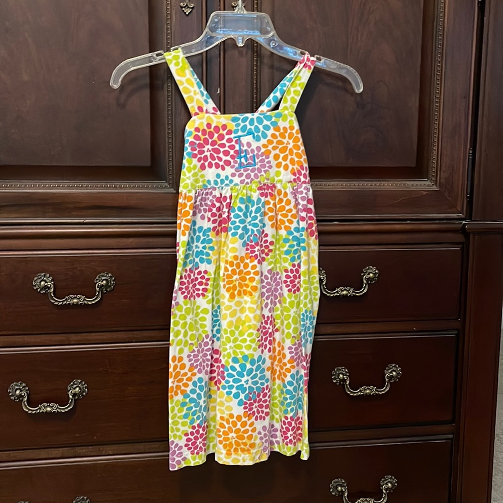 Girls’ Kelly’s Kids Casual Dress with E monogram Size 7-8